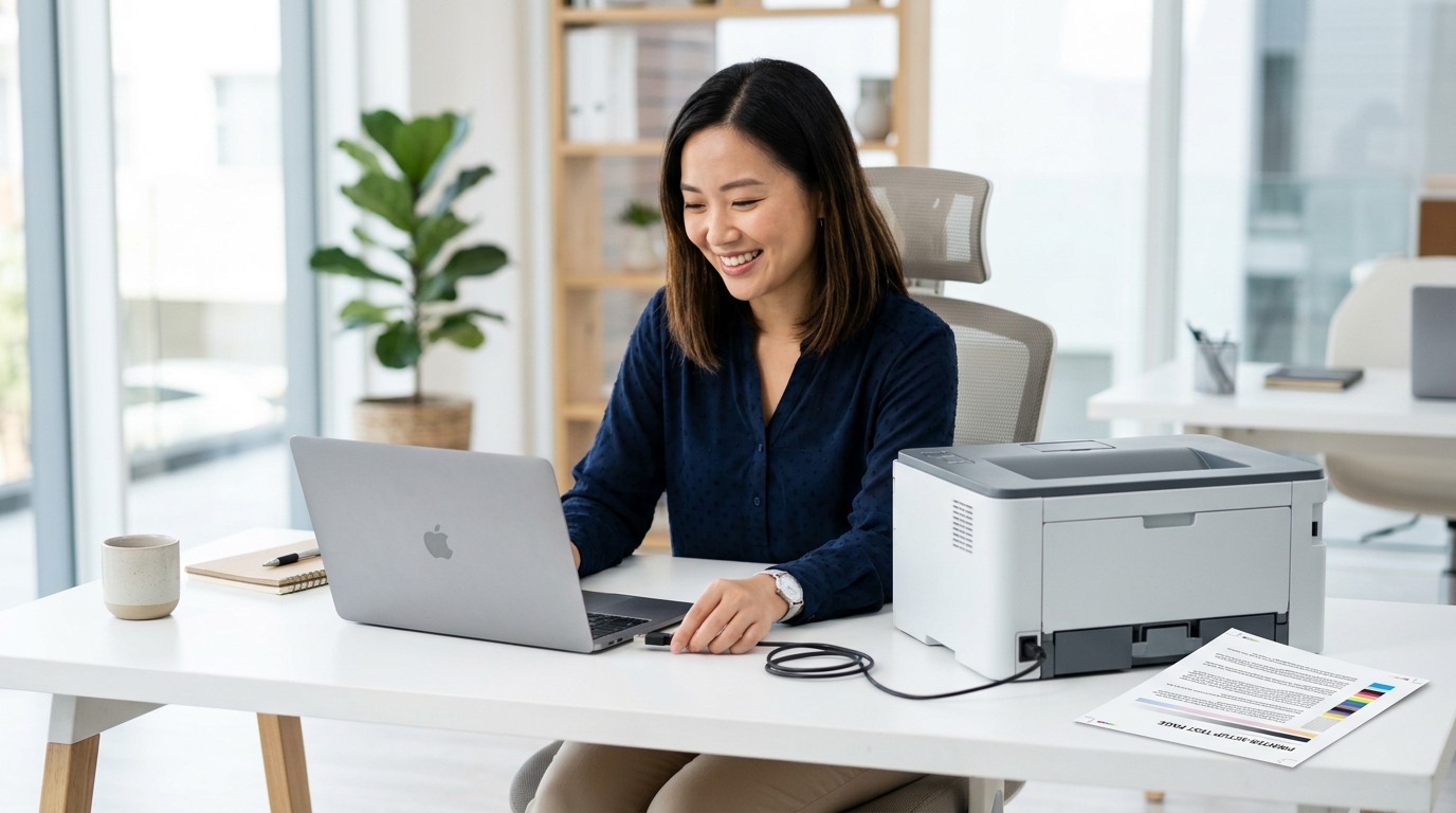 Printer diagnostic setup helper